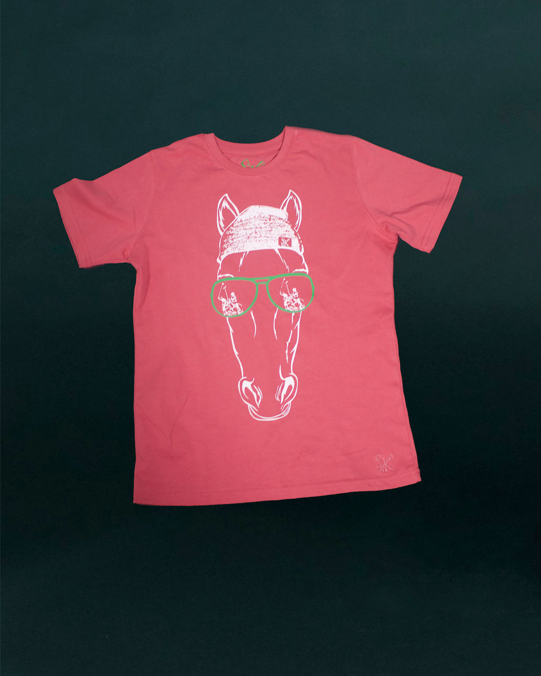Polo Pony Tee (Faded red/white)